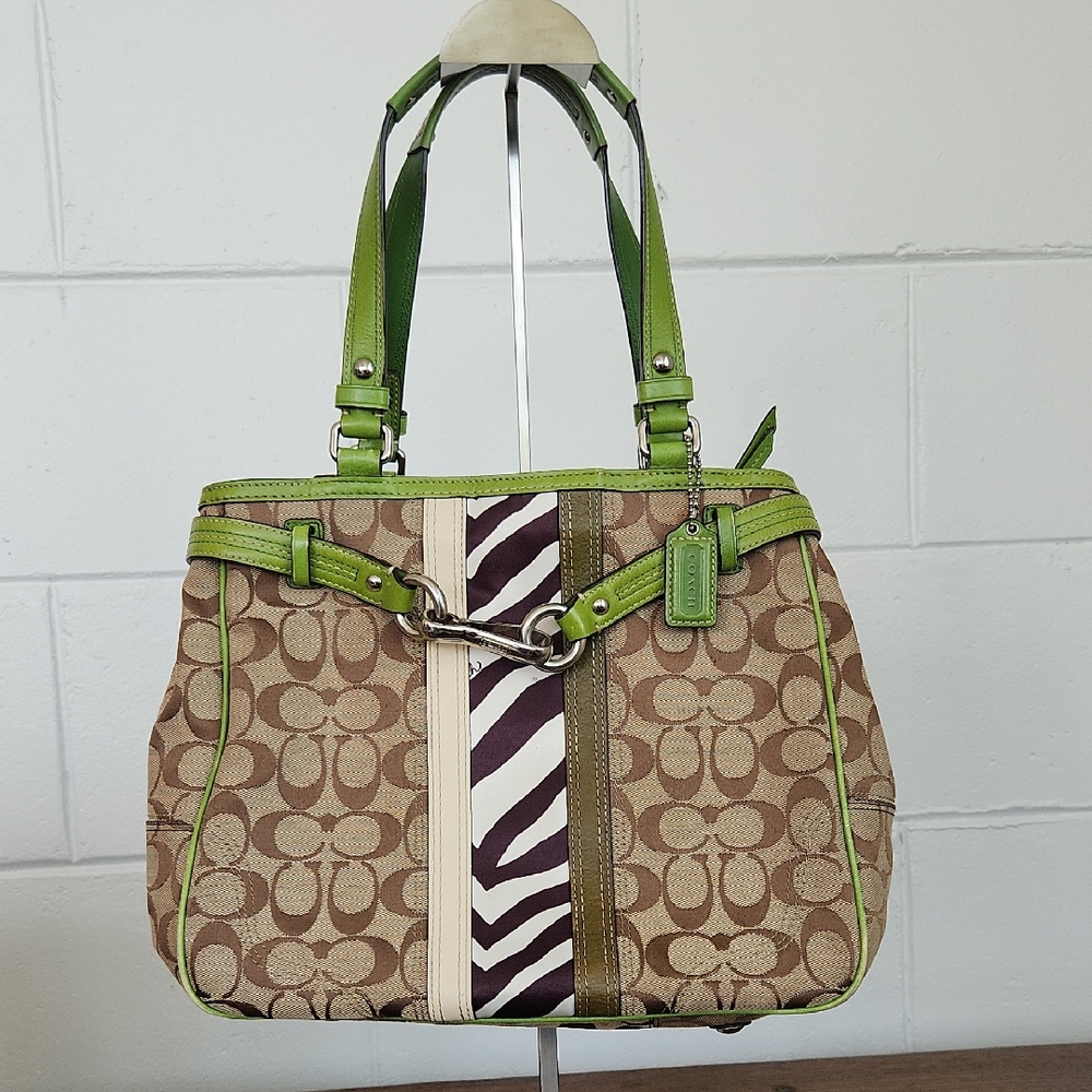 Coach Nancy Zebra Bag